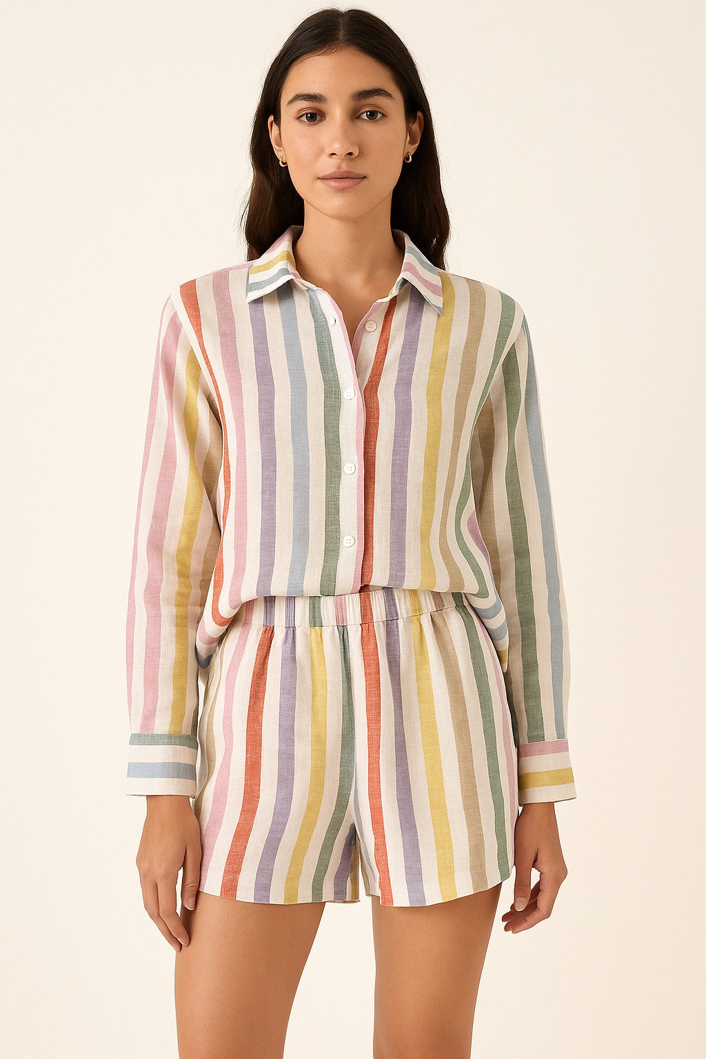 The Riviera Pastel Stripe Co-Ord Set
