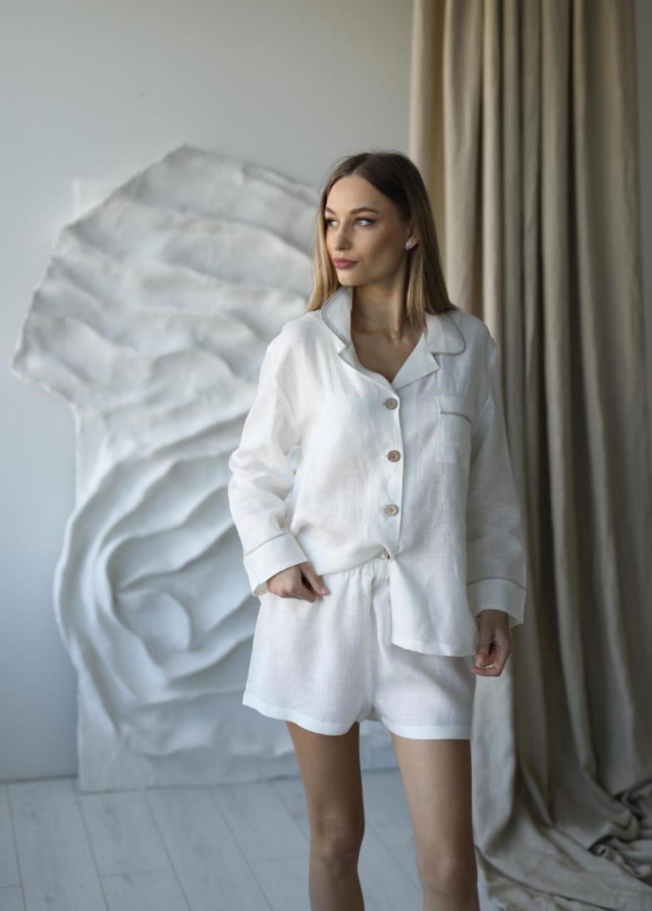 The Cloud White Linen Lounge Set