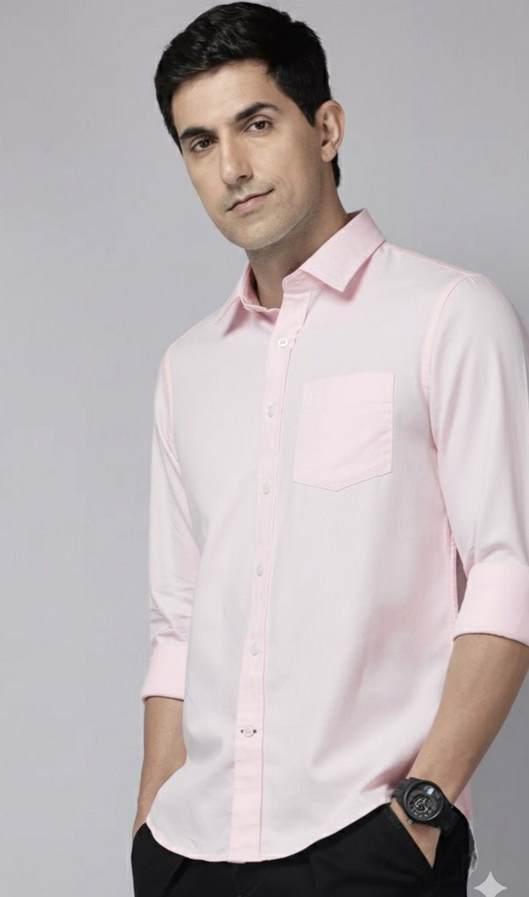 Soft pink oxford shirt
